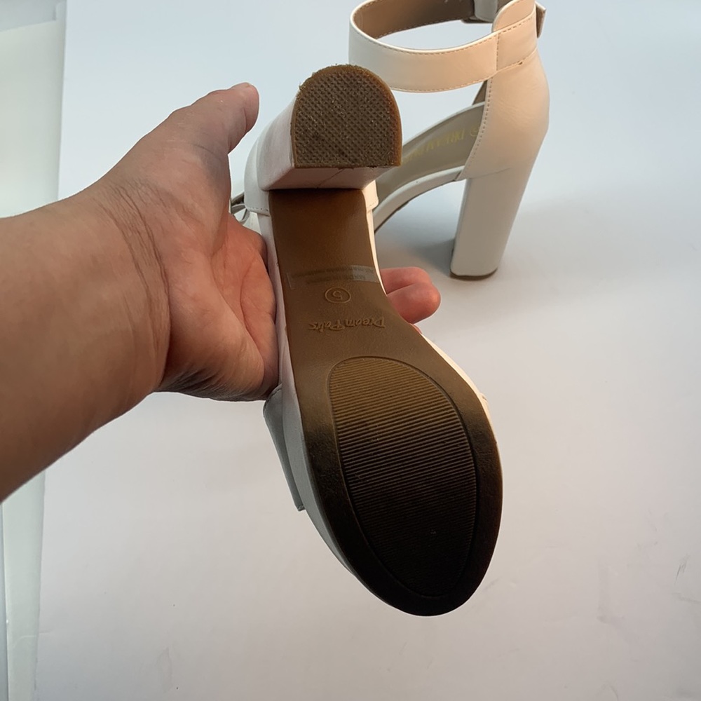 DREAM PAIRS Women's Hi-Lo High Heel Platform Pump Sandals Size 5 - Picture 7 of 10